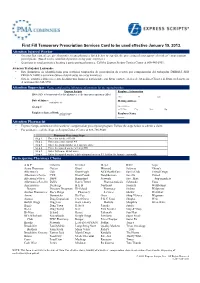 Express Scripts Prescription Form