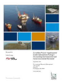 Leviathan Project: Supplemental Lender Information Package – Overarching Environmental and Social Assessment Document