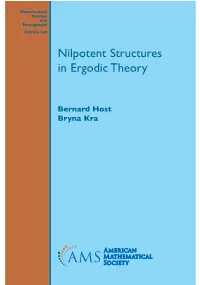 Nilpotent Structures in Ergodic Theory