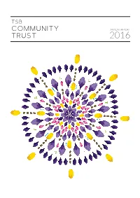 TSB COMMUNITY TRUST REPORT 2016 SPREAD FINAL.Indd