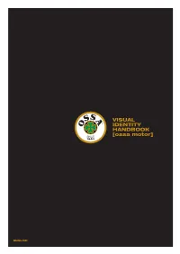VISUAL IDENTITY HANDBOOK [Ossa Motor]