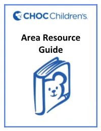 Area Resource Guide