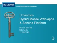 Crossmos Hybrid Mobile Web-Apps & Sencha Platform