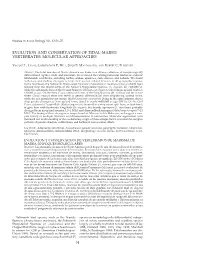 Evolution and Conservation of Tidal-Marsh Vertebrates: Molecular Approaches