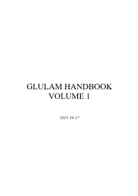 Glulam Handbook Volume 1