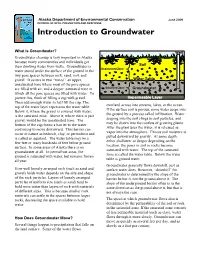 Introduction to Groundwater (PDF)