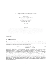 A Compendium of Conjugate Priors