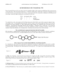 An Introduction to the Cytoskeleton. CS1