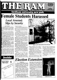 Emale Students Harassed Local Arrested; Slips by Security