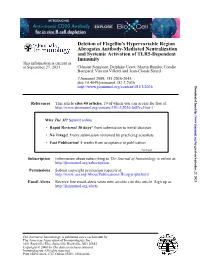 Immunity and Systemic Activation of TLR5-Dependent Neutralization
