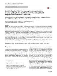 Sec62/Ki67 and P16/Ki67 Dual-Staining Immunocytochemistry