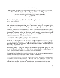 1 Testimony of Tamás Fellegi Before the U.S. House of Representatives