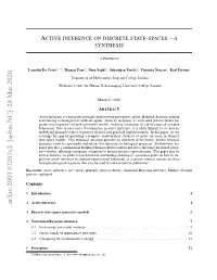 Active Inference on Discrete State-Spaces – a Synthesis
