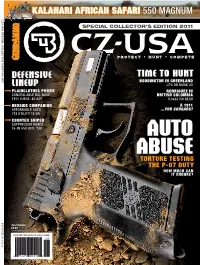 Auto Abuse Torture Testing the P-07 Duty How Much Can It Endure? Printed in U.S.A