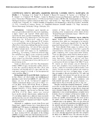 Continuous Ejecta Deposits Observed Beyond Layered Ejecta Ramparts on Mars