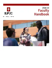 Faculty Handbook