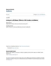 Living on a Ds Brane: Effects of KK Modes on Inflation