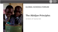 The Abidjan Principles