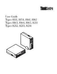 User Guide M52 Desktop (Thinkcentre)