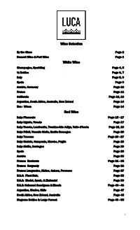 Wine Selection
