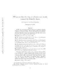 ZFC Proves That the Class of Ordinals Is Not Weakly Compact for Definable