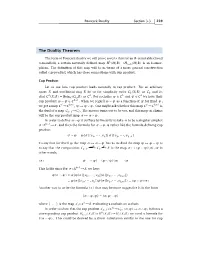 The Duality Theorem