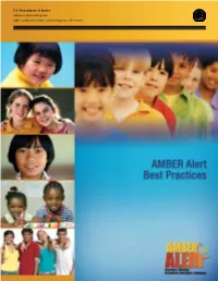 AMBER Alert Best Practices