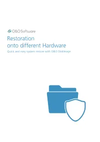 Restoration Onto Different Hardware (PDF)