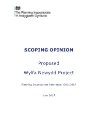 SCOPING OPINION Proposed Wylfa Newydd Project