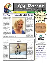 The Parrot Your ARC Newsletter by and for ESL, Multicultural, International