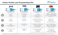 Viewer Profiles and Programming Hits