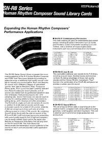 Expanding the Human Rhythm Composers' Performance Applications