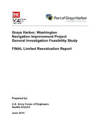 Grays Harbor, Washington, Navigation Improvement Project, Feasibility