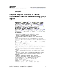 Physics Beyond Colliders at CERN: Beyond the Standard Model Working Group Report