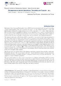 Promenade in Inter-Universal Teichmüller Theory