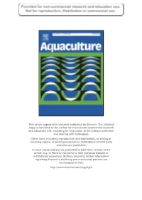 This Article Appeared in a Journal Published by Elsevier. the Attached