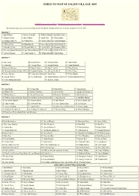 Index to Map of Salem Village 1692