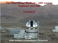 JAP Course Galaxies and ISM Lecture 2