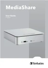 Mediashare User Guide ENGLISH