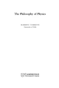The Philosophy of Physics