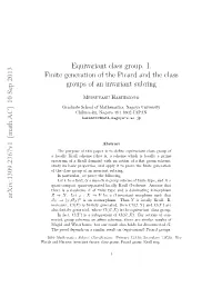 Equivariant Class Group. I. Finite Generation of the Picard And
