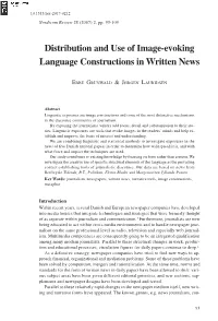 Distribution and Use of Image-Evoking Language Constructions in Written News
