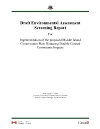 Draft Environmental Assessment Screening Report