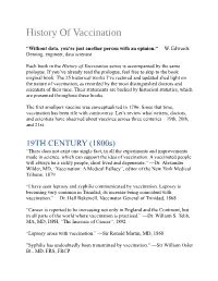 Vaccination: Proved Useless and Dangerous from 45 Years of Registration Statistics Alfred R