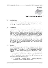 Chapter Existing Environment
