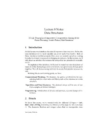 Data Structure Invariants