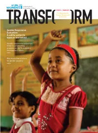 Gender Responsive Evaluation: a Call for Action to Leave No One Behind
