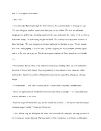 Part 1 the Progress of the Snake 1 the Twins a Man Enters The