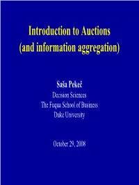 And Information Aggregation)