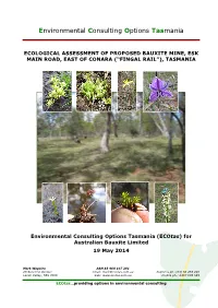 Environmental Consulting Options Tasmania